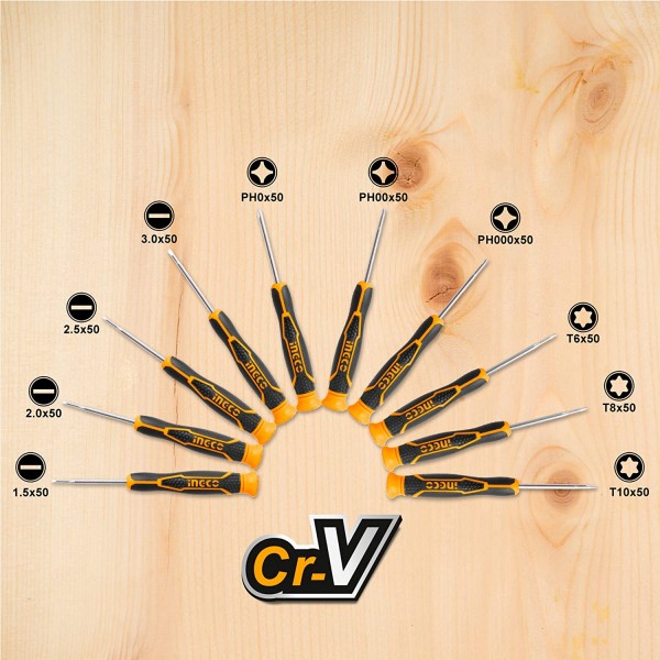 Set de 18 tournevis et tournevis de précision